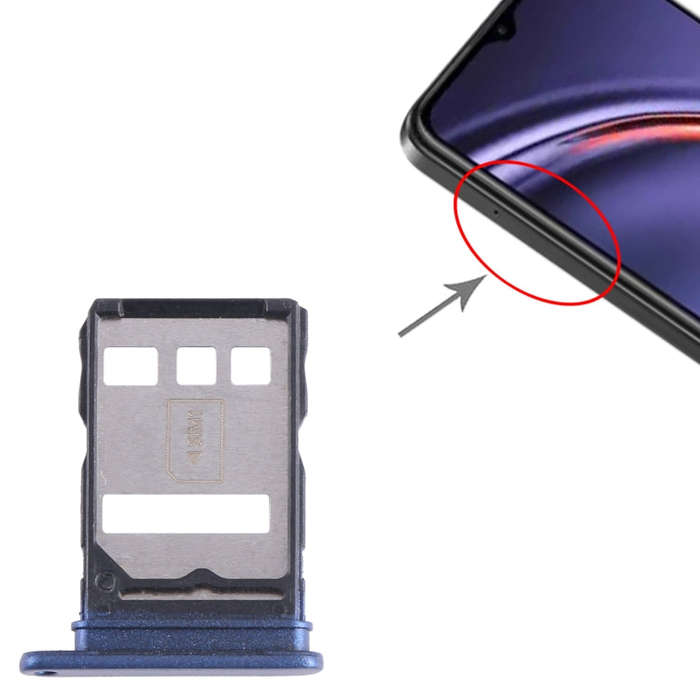 For Huawei Maimang 10 SIM Card Tray (Blue)