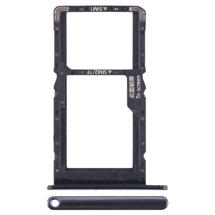 For Huawei Maimang 11 SIM + SIM / Micro SD Card Tray (Black)
