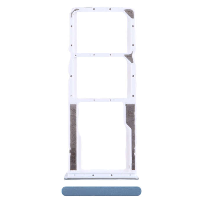 For Xiaomi Poco M4 Pro SIM Card Tray + SIM Card Tray + Micro SD Card Tray (Baby Blue)