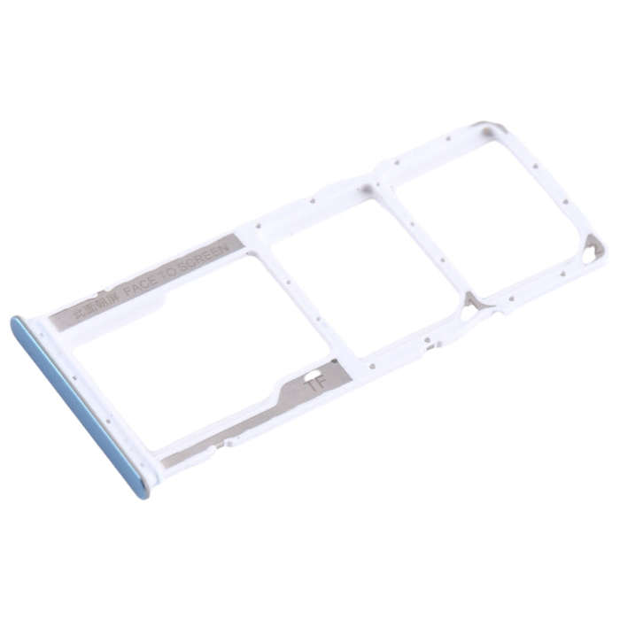 For Xiaomi Poco M4 Pro SIM Card Tray + SIM Card Tray + Micro SD Card Tray (Baby Blue)