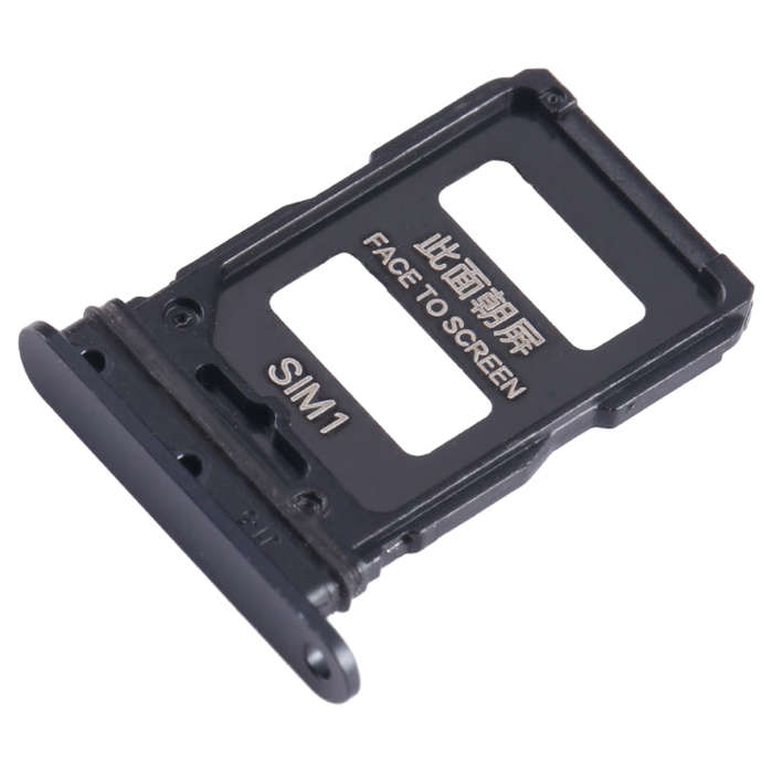 For Xiaomi Civi 1S SIM Card Tray + SIM Card Tray (Black)