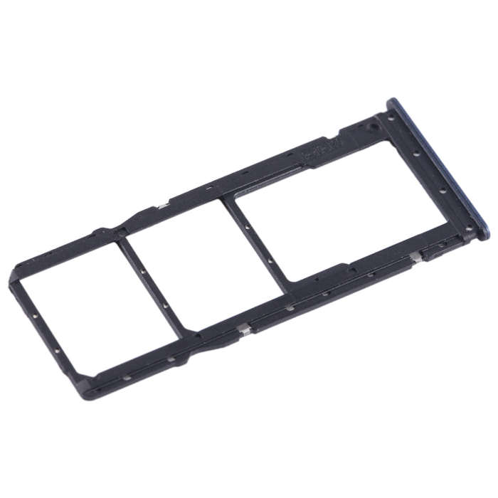 For Xiaomi Poco C55 SIM Card Tray + SIM Card Tray + Micro SD Card Tray (Blue)