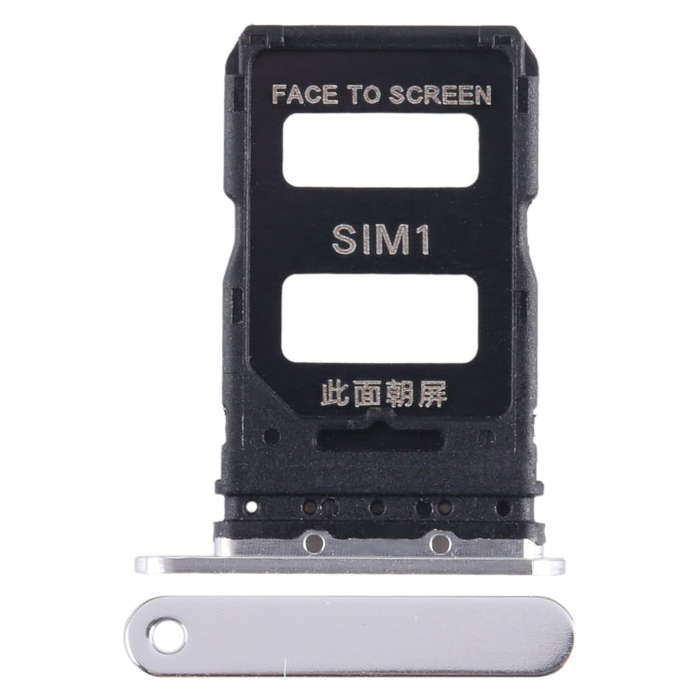For Xiaomi 13 Pro SIM Card Tray + SIM Card Tray (Silver)