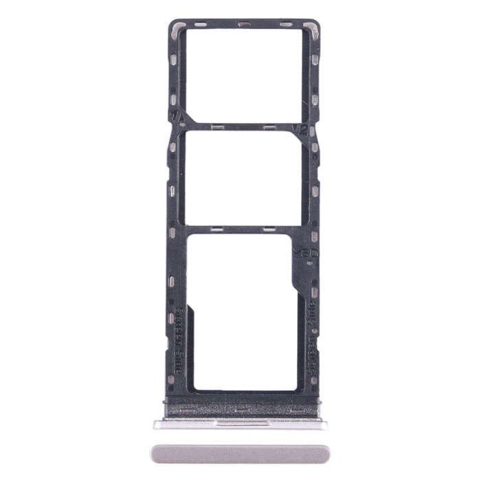 For Tecno Pop 7 Pro BF7 SIM Card Tray + SIM Card Tray + Micro SD Card Tray (Gold)