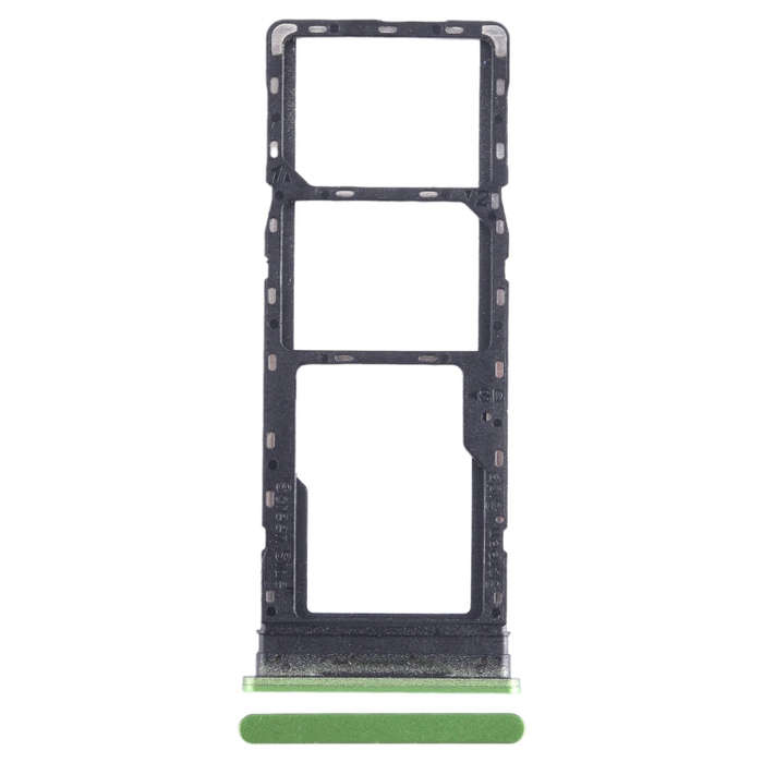 For Infinix Hot 12 Play SIM Card Tray + SIM Card Tray + Micro SD Card Tray (Green)