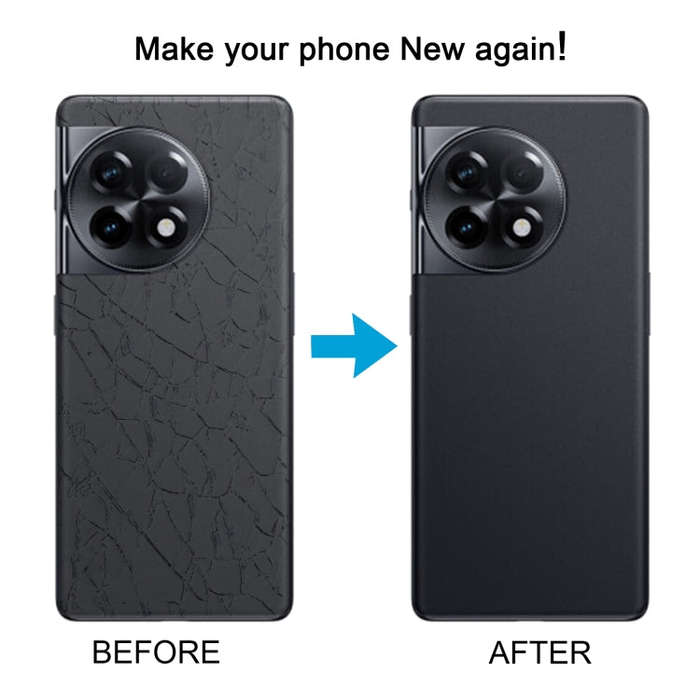 For OnePlus ACE 2 PHK110 Battery Glass Back Cover(Black)