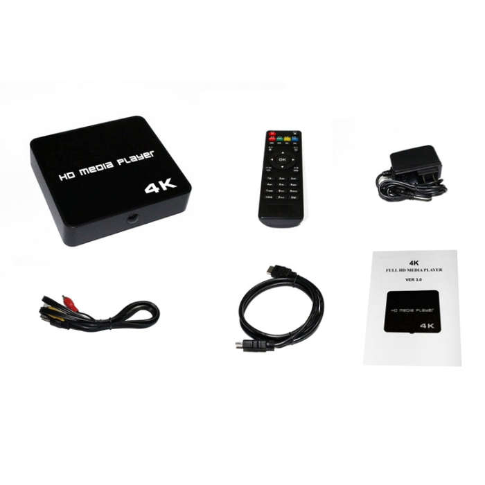 Uhd 4K Player Single-unit Advertising Machine Powered Up Automatically Plays Video PPT Horizontal...