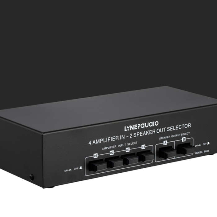 4 Input 2 Output Power Amplifier And Speaker Switcher Speaker Switch Splitter Comparator 300W Per...