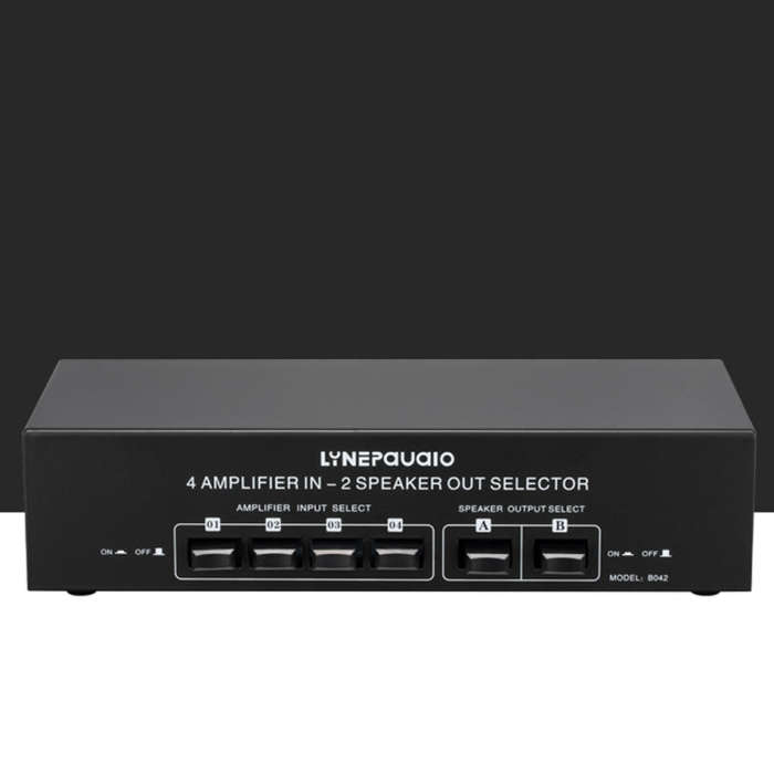 4 Input 2 Output Power Amplifier And Speaker Switcher Speaker Switch Splitter Comparator 300W Per...
