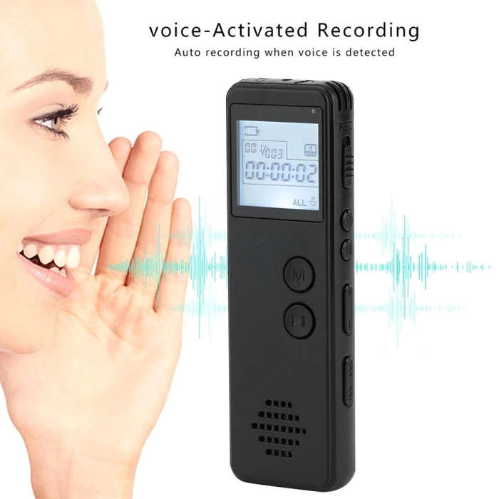 SK-299 Large-Capacity Memory MP3 Voice Recorder MP3 Player Voice Recording For Meeting Class Elec...