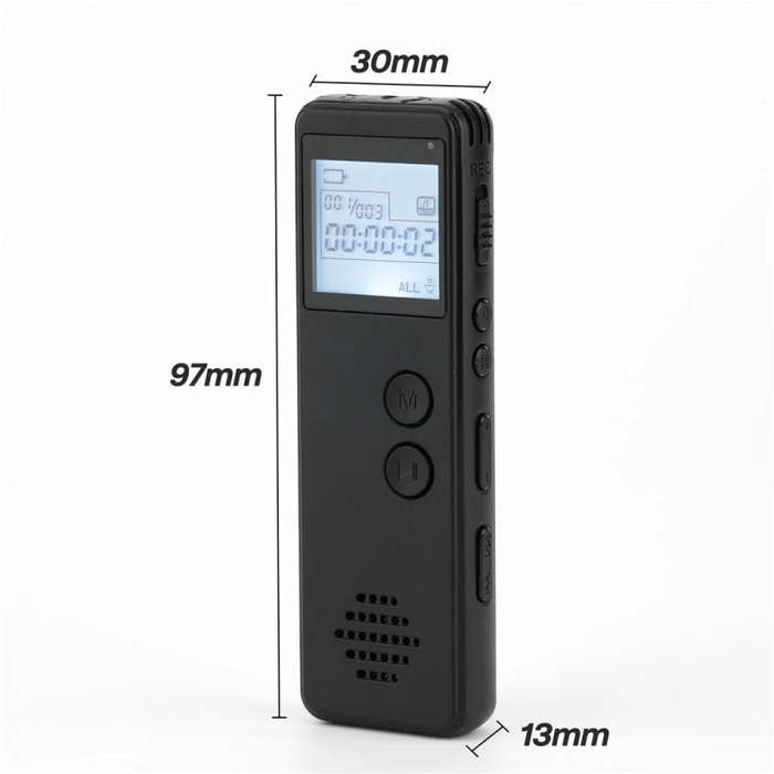 SK-299 Large-Capacity Memory MP3 Voice Recorder MP3 Player Voice Recording For Meeting Class Elec...