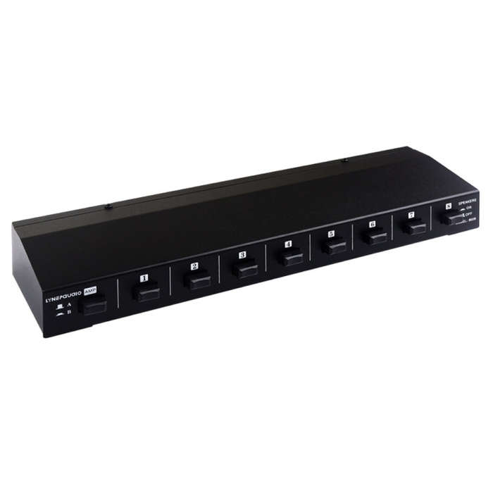100W 2 In 8 Out Power Amplifier Loudspeaker Box Switcher