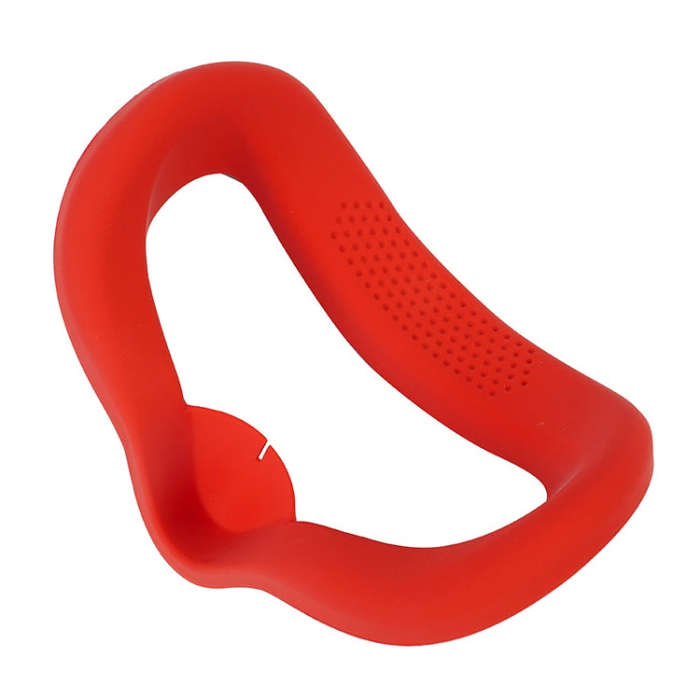 JD-391215 Suitable for Quest 2 Generation VR Eye Mask Silicone Cover + Lens Cover Set(Red)
