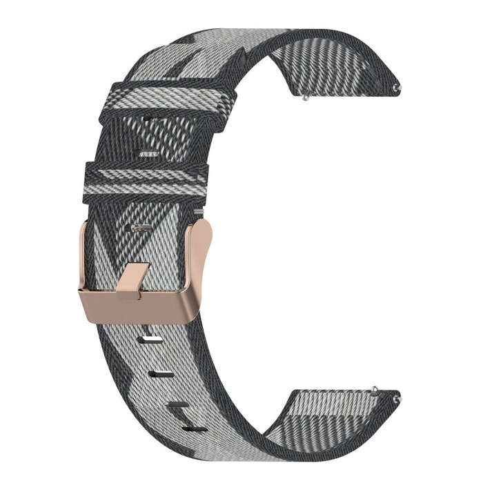 For Huawei Watch 3 22mm Nylon Woven Watch Band(Grey)
