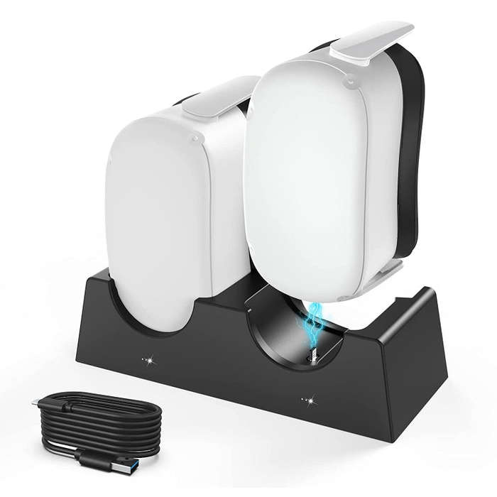 For Quest 2 VR Charging Stand VR Accessories Host Storage Bracket Double Charging Stand