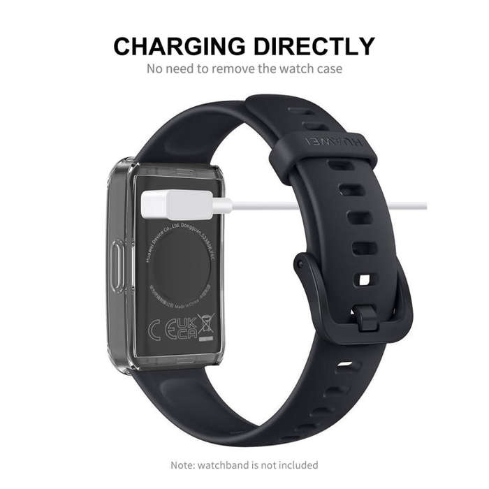 For Huawei Band 8 / 9 ENKAY Hat-Prince Full Coverage Transparent Soft TPU Watch Case with Screen ...