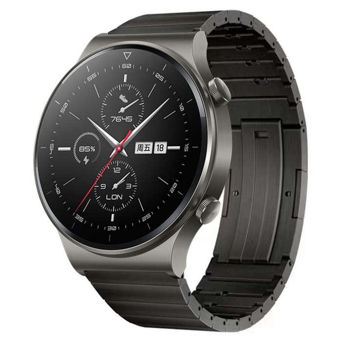 For Huawei Watch GT 2 Pro Titanium Alloy Quick Release Watch Band(Gray)