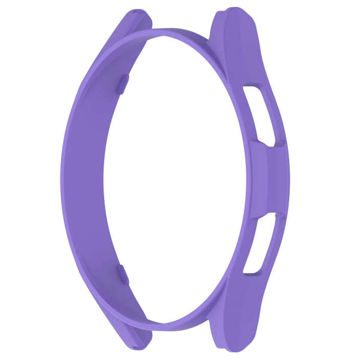 For Samsung Galaxy Watch 6 Classic 43mm Half Coverage Hollow PC Watch Protective Case(Purple)