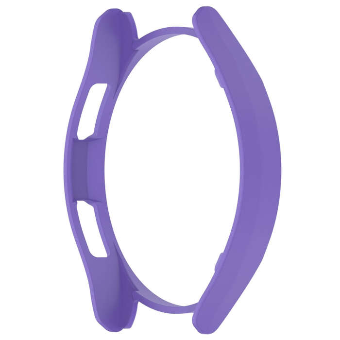 For Samsung Galaxy Watch 6 Classic 43mm Half Coverage Hollow PC Watch Protective Case(Purple)