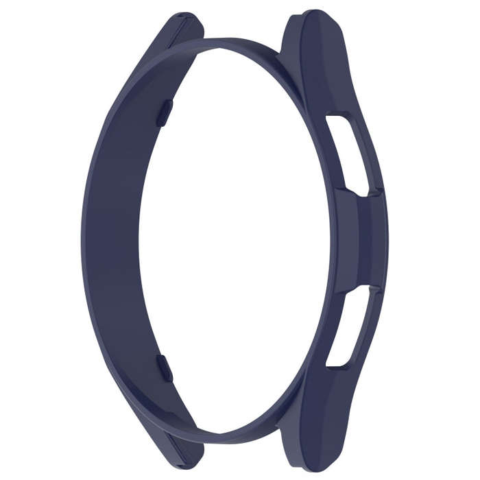 For Samsung Galaxy Watch 6 Classic 43mm Half Coverage Hollow PC Watch Protective Case(Midnight Blue)