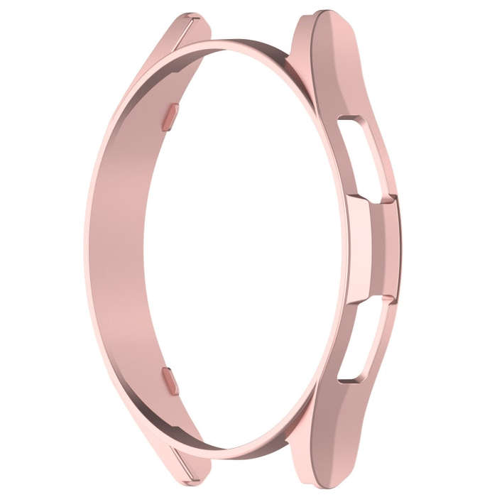 For Samsung Galaxy Watch 6 Classic 47mm Half Coverage Hollow PC Watch Protective Case(Rose Gold)