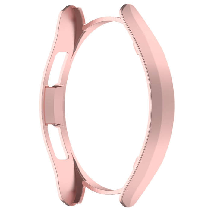 For Samsung Galaxy Watch 6 Classic 47mm Half Coverage Hollow PC Watch Protective Case(Rose Gold)