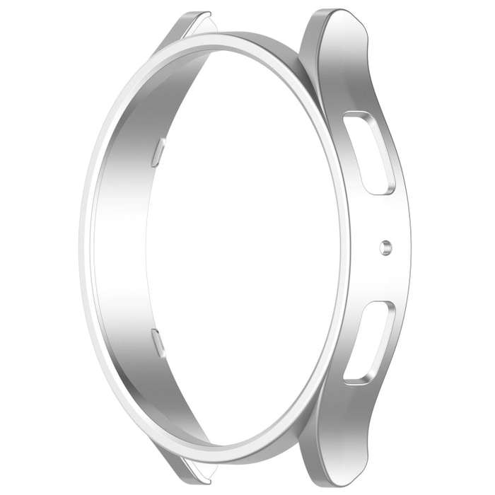 For Samsung Galaxy Watch 6 44mm Half Coverage Hollow PC Watch Protective Case(Silver)