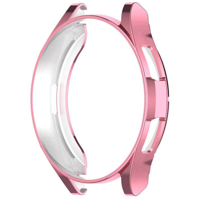 For Samsung Galaxy Watch6 Classic 47mm Electroplated TPU Half Pack Hollow Watch Protective Case(P...