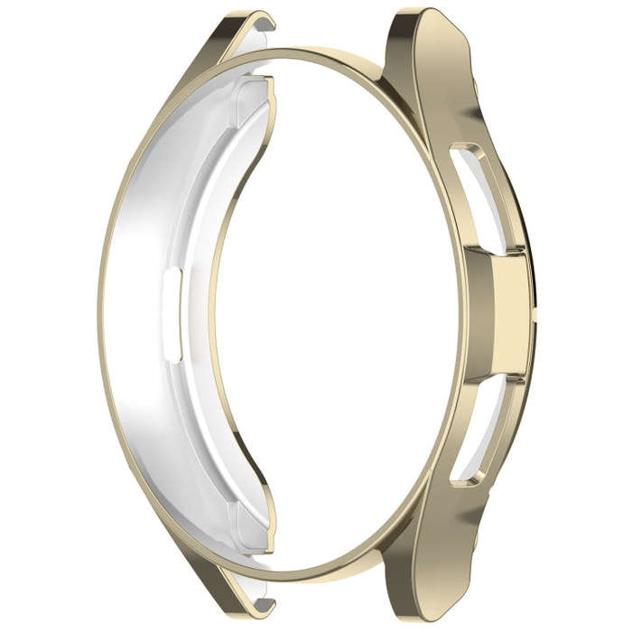 For Samsung Galaxy Watch6 Classic 47mm Electroplated TPU Half Pack Hollow Watch Protective Case(G...