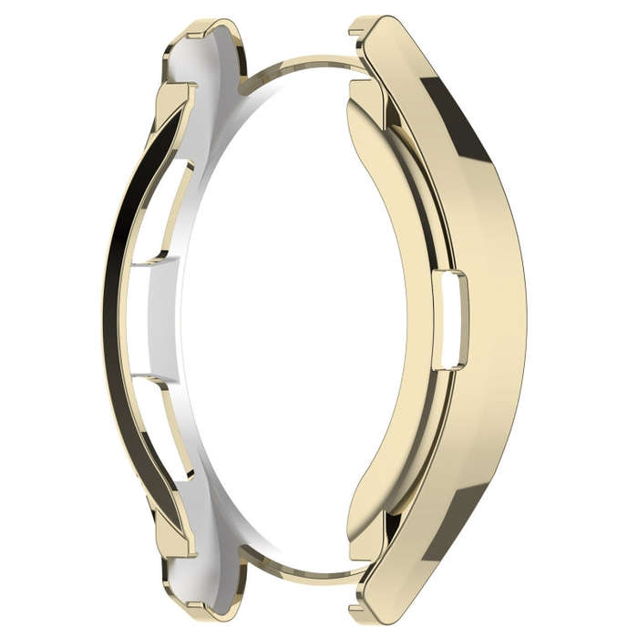 For Samsung Galaxy Watch6 Classic 47mm Electroplated TPU Half Pack Hollow Watch Protective Case(G...