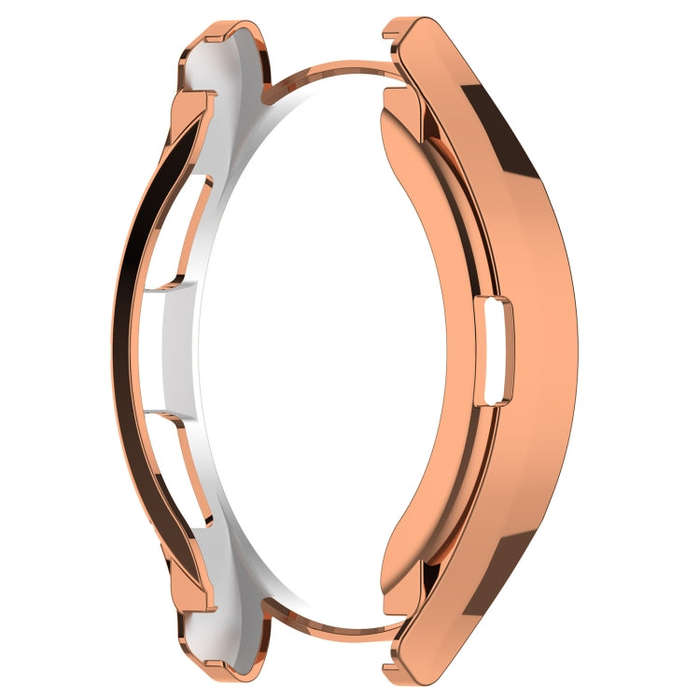 For Samsung Galaxy Watch6 Classic 43mm Electroplated TPU Half Pack Hollow Watch Protective Case(R...