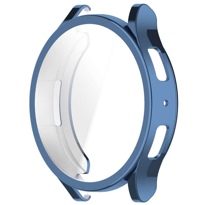 For Samsung Galaxy Watch6 40mm Full Coverage TPU Electroplated Watch Protective Case(Blue)