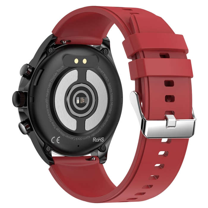 ET440 1.39 inch Color Screen Smart Silicone Strap Watch,Support Heart Rate / Blood Pressure / Blo...