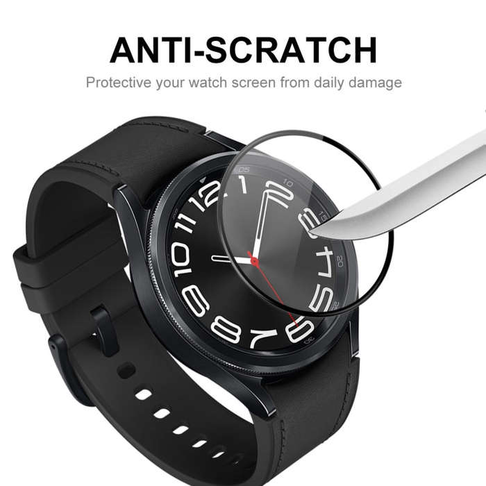 For Samsung Galaxy Watch6 Classic 43mm 2pcs ENKAY 3D Full Coverage Soft PC Edge PMMA HD Screen Film