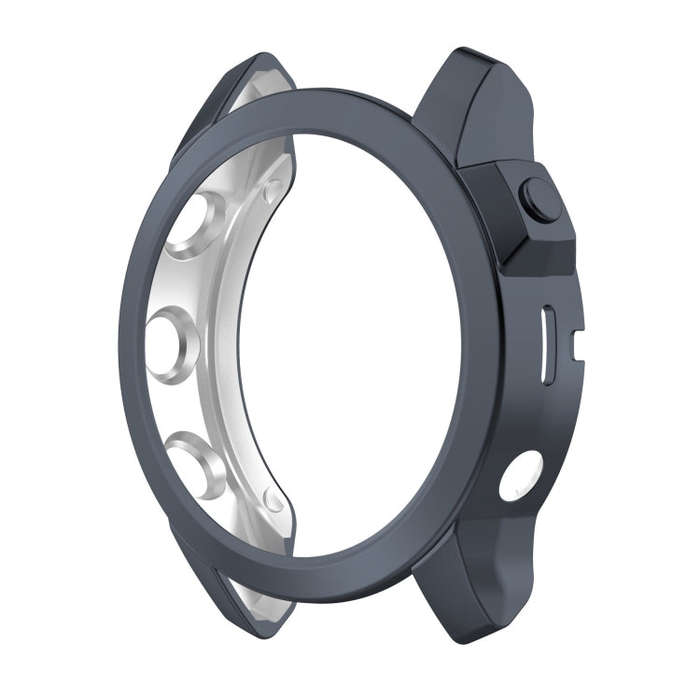 For Garmin Epix Pro 47mm Half Package Electroplated TPU Watch Protective Case(Grey)