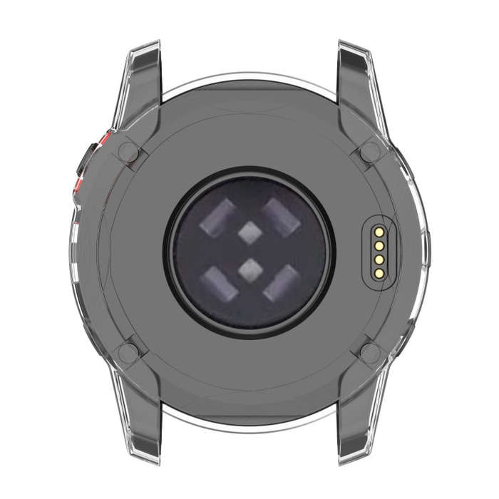 For Garmin Epix Pro 42mm Half-Package TPU Watch Protective Case(Transparent Purple)