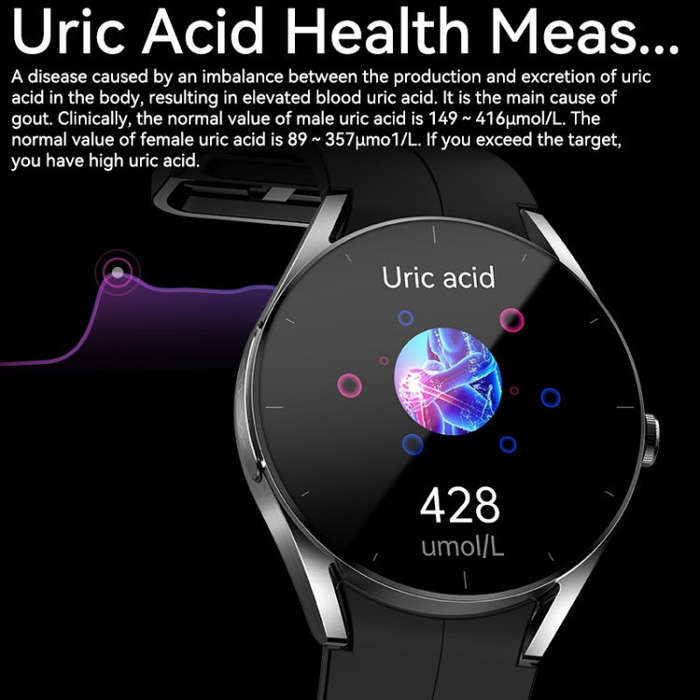 KS05 1.32 inch IP67 Waterproof Color Screen Smart Watch,Support Blood Oxygen / Blood Glucose / Bl...