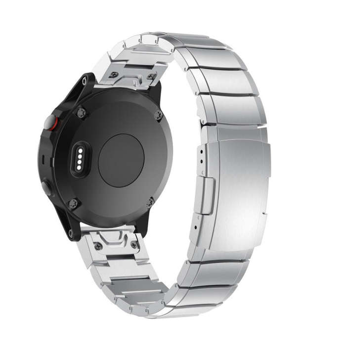 For Garmin D2 Delta PX Titanium Alloy Quick Release 26mm Watch Band(Sliver)