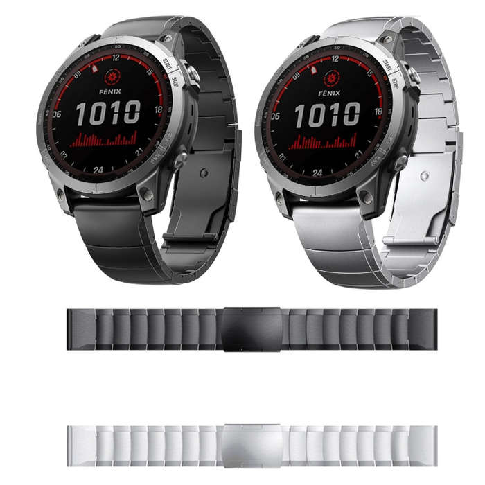 For Garmin D2 Delta PX Titanium Alloy Quick Release 26mm Watch Band(Sliver)