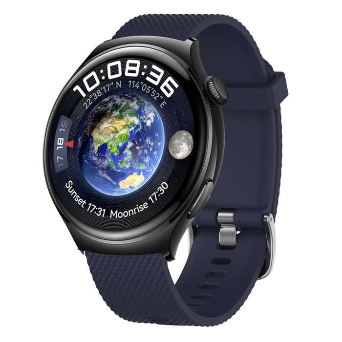 For Huawei Watch GT3 SE 22mm Diamond Textured Silicone Watch Band(Purple)