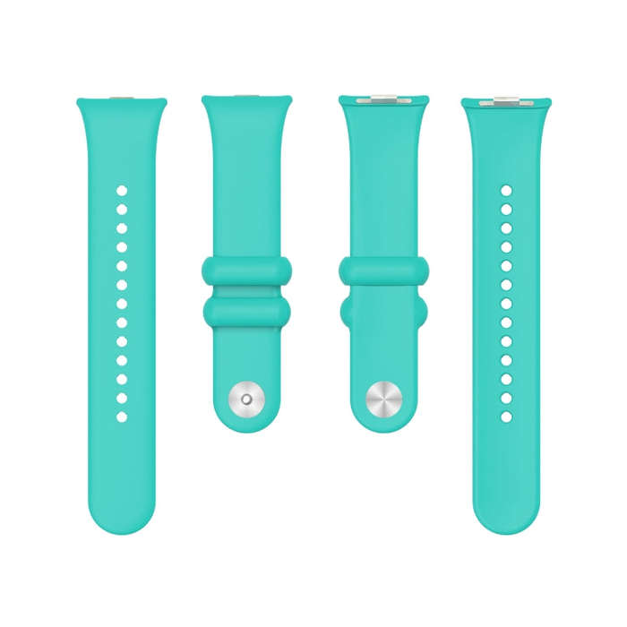For Xiaomi Smart Band 9 Pro / 8 Pro Solid Color Reverse Buckle Silicone Watch Band(Green)