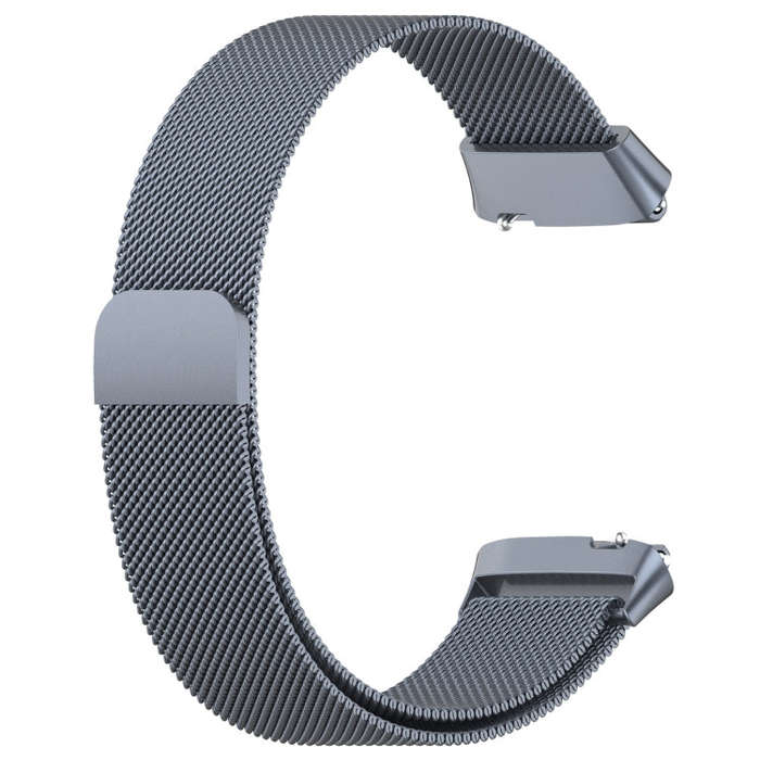 For Redmi Watch 3 Active Milan Magnetic Steel Mesh Watch Band(Gray)