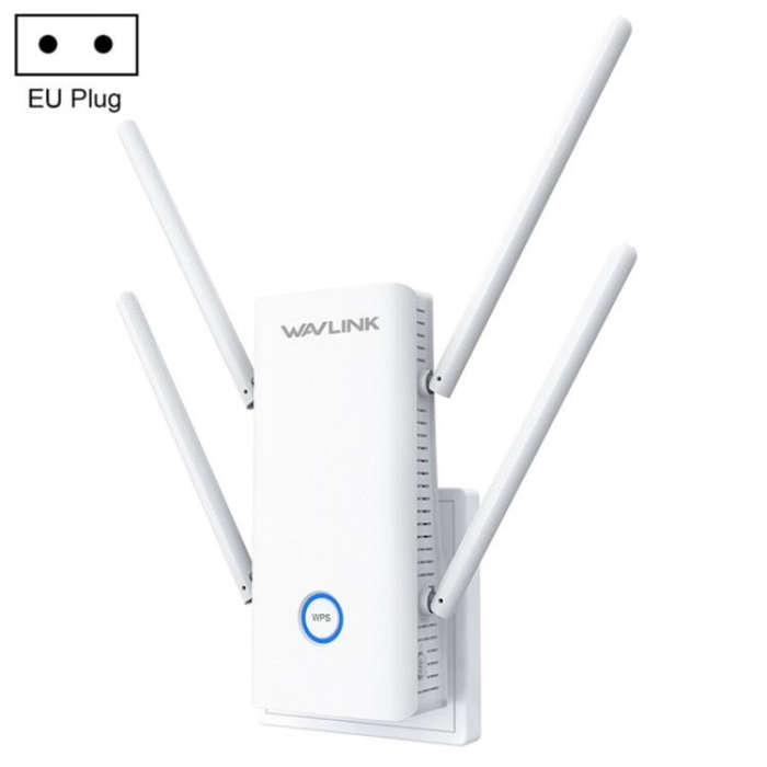 WAVLINK WN583AX1 Ethernet Port AX1800 WiFi6 1.8Gbps Dual Band WiFi Booster Wireless Router, Plug:...