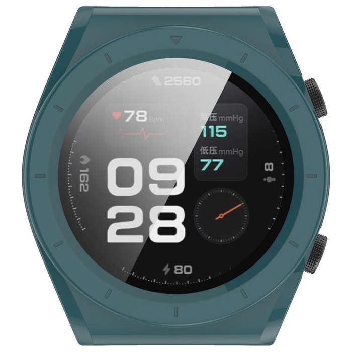 For Xiaomi Watch H1 PC + Tempered Film Integrated Watch Protective Case(Green)
