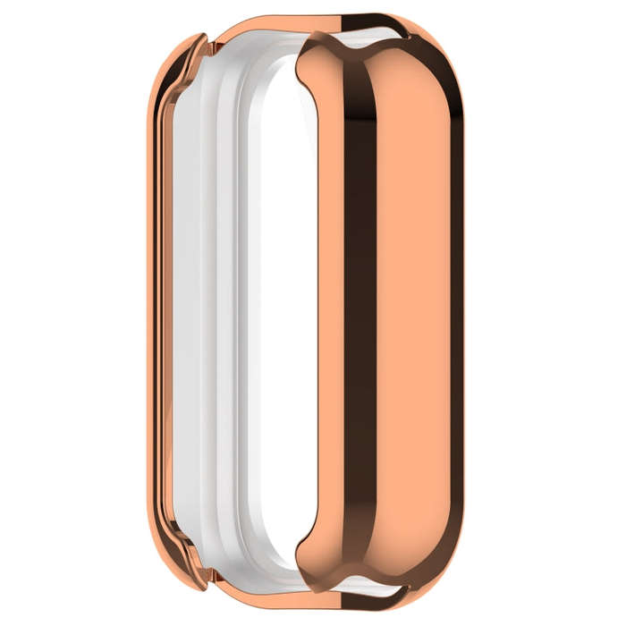 For Redmi Band 2 Full Package TPU Electroplated Watch Protective Case(Rose Gold)