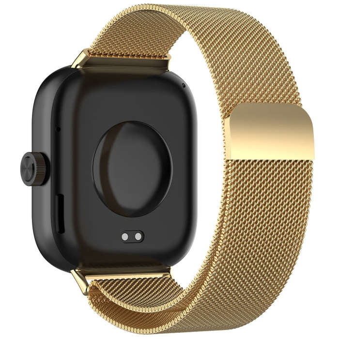 For Redmi Watch 4 Milan Magnetic Steel Mesh Watch Band(Gold)