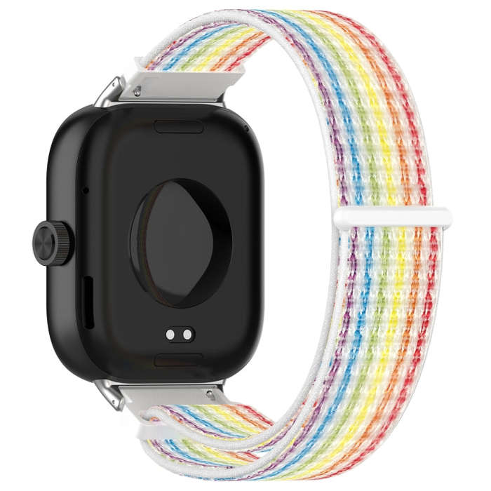 For Redmi Watch 4 / Watch 5 Nylon Loop Metal Connector Watch Band(Colorful)