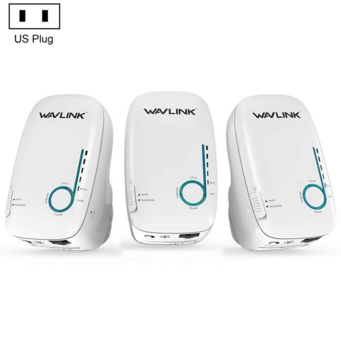 WAVLINK WS-WN576A2 AC750 Household WiFi Router Network Extender Dual Band Wireless Repeater, Plug...
