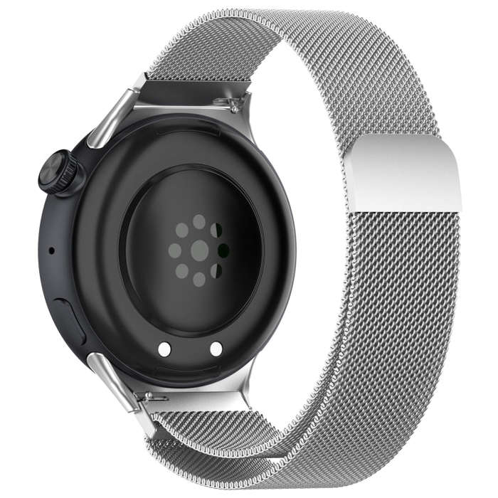 For vivo Watch 3 Milan Magnetic Steel Mesh Watch Band(Silver)