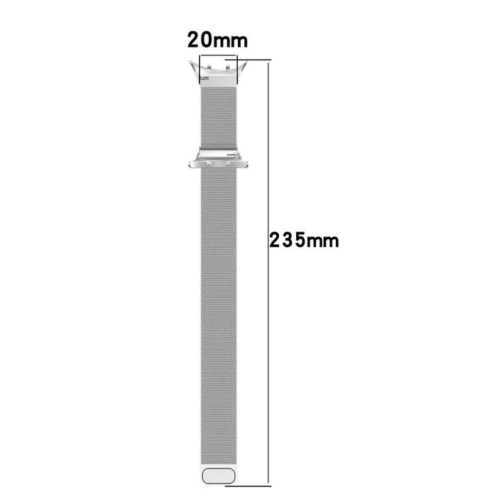 For vivo Watch 3 Milan Magnetic Steel Mesh Watch Band(Starlight Color)
